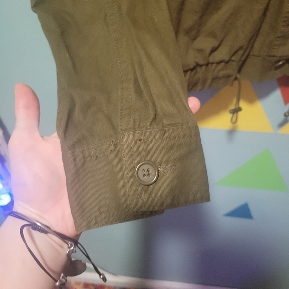 NWOT No Boundaries Cargo Style Jacket Size Large 11-13 - Picture 4 of 9